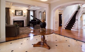 CD Hall Builders - Haverford Residence, Foyer, Haverford, PA