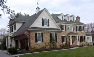CD Hall Builders - Exterior – Gladwyne New Home, Front, Gladwyne, PA