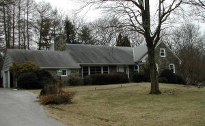 CD Hall Builders - Before/After - Radnor Township Whole Renovation / Addition, Front, Before Picture, St. David's, PA