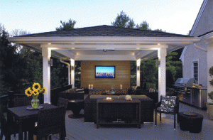 CD Hall Builders - Exteriors - Mt Moro Residence, Rear, Villanova, PA