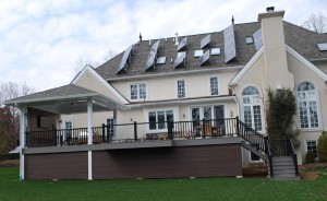 CD Hall Builders - Exteriors - Mt Moro Residence, Rear, Villanova, PA